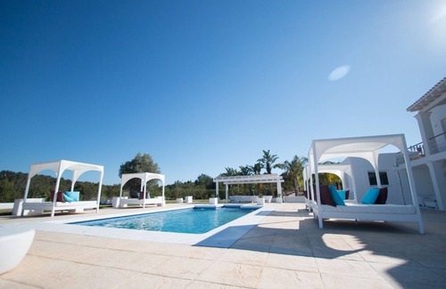 Santa Eulalia del Rio Maison | SUPERBE VILLA PRIVÉE ET VUE MER, WIFI, A / C, PISCINE PRIVÉE