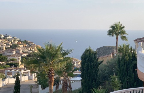 Cumbre del Sol Villa | belle villa avec vue mer, piscine privée, climatisation et wi-fi