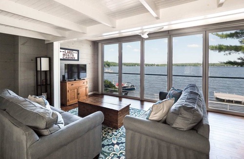 Amesbury Maison | Amesbury: Lake Front Dream Vacation, Private Dock