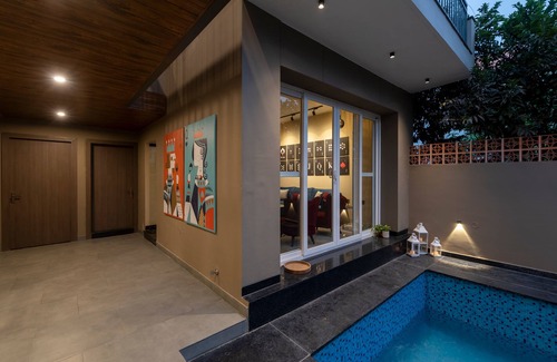 Durgapura Villa | An opulent 4 bed villa resonating a quaint outhouse in the heart of Pink City!