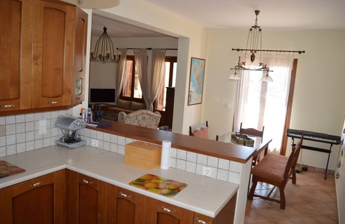 Kipri Villa | Andros Private Villa surplombant la mer Égée Bleue