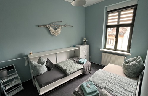 Lubben Appartement | Animal-friendly apartment with a view of the Spree in the middle of the Spreewald.