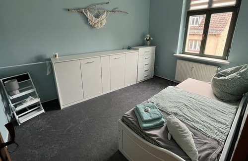 Lubben Appartement | Animal-friendly apartment with a view of the Spree in the middle of the Spreewald.