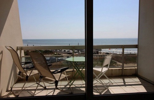 Hardelot-Plage Appartement | DAUPHINS H2 : Appartement avec très belle vue mer, 2ème étage, pour 4 personnes max