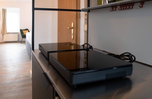 Barth Appartement | AP 6 Zimmer mit Kingsize-bett und Seeblick