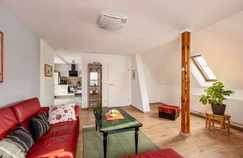 Seegebiet Mansfelder Land Appartement | Appartement 'Am Süßen See' avec vue sur le lac, balcon et Wi-Fi