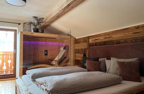 Ehrwald Appartement | Apart Hansler "das Liara" mit Infrarotkabine und Balkon