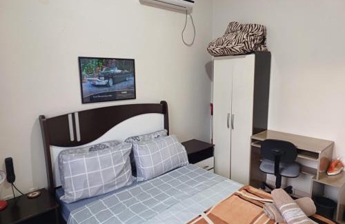 Santo Angelo Appartement | Apart próximo a Unimed, Catedral e HSA de 2 quartos com 2 Ar, mini-Academia e garagem no Centro-sul