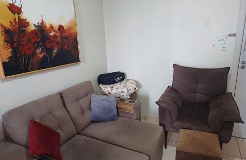 Santo Angelo Appartement | Apart próximo a Unimed, Catedral e HSA de 2 quartos com 2 Ar, mini-Academia e garagem no Centro-sul