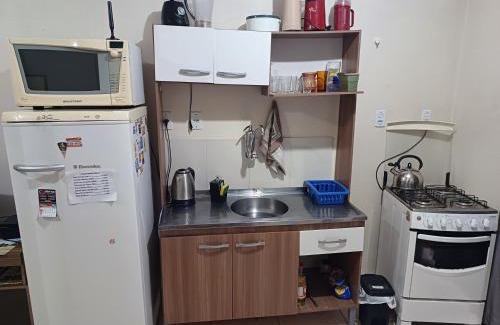 Santo Angelo Appartement | Apart próximo a Unimed, Catedral e HSA de 2 quartos com 2 Ar, mini-Academia e garagem no Centro-sul