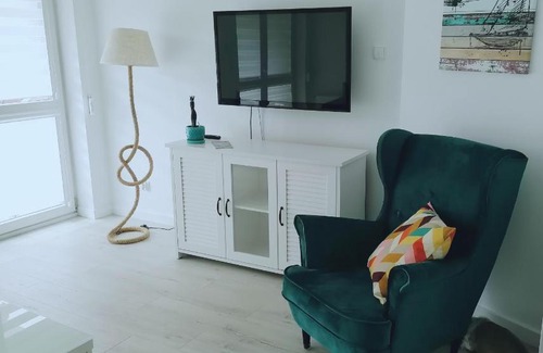 Kolobrzeg Appartement | Apartament Turkus z ogrodem