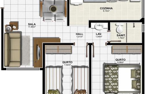 Aracaju Appartement | Apartamento aconchegante próximo à UFS