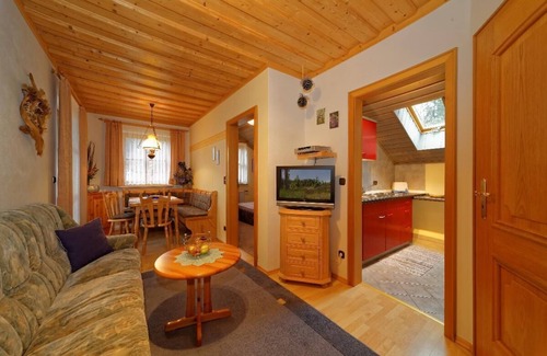Spiegelau Appartement | Appartement avec chambre, salon avec coin repas et petite cuisine séparée