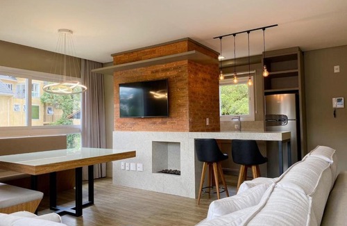 Gramado City Centre Appartement | Apartamentos Residencial Villa Rossa by Achei Gramado
