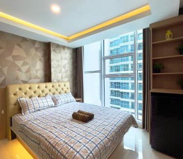 Tangerang Appartement | apartemen brooklyn alsut Studio bergaya modern,pusatkota,cozy,pool,gym,wifi