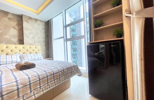 Tangerang Appartement | apartemen brooklyn alsut Studio bergaya modern,pusatkota,cozy,pool,gym,wifi