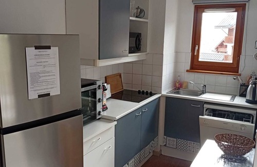 Saint-Francois-Longchamp Appartement | Apartment at the foot of the slopes, near outdoor swimming pool (summer) with garage.
