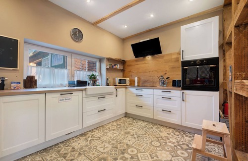 Region Hannover District Appartement | Appartement "Nordlichterhof" avec jardin privé et Wi-Fi