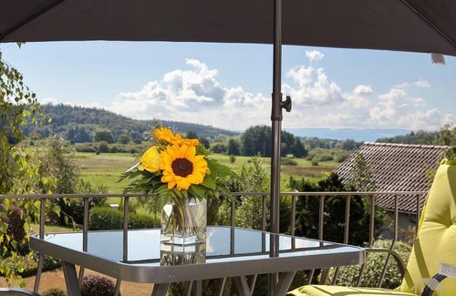 Radolfzell am Bodensee Appartement | Apartment 'Seeliebe' with Lake View, Shared Terrace and Wi-Fi
