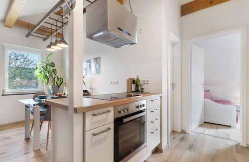 Leiselheim Appartement | Appartement 'Kirsche' avec terrasse partagée, jardin partagé et Wi-Fi