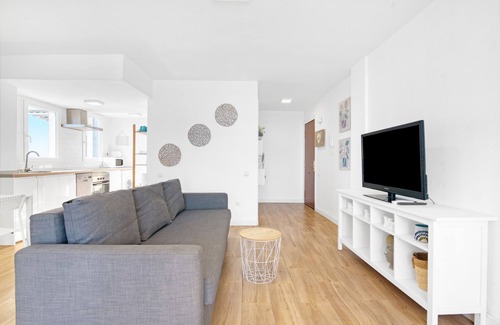 Puig Appartement | Appartement 'Playa Puig' avec piscine partagée, Wi-Fi et climatisation