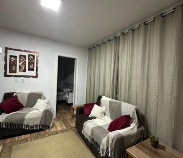Passo de Torres Appartement | Apartment 2 blocks from the sea with parking and Wi-Fi