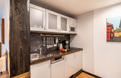 Buetzow Appartement | Apartment '2-Zimmer - Vierburg Bützow' with Shared Terrace, Shared Garden and Wi-Fi