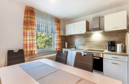 Usseln Appartement | Appartement '3 Kirsche' avec vue sur les montagnes, jardin partagé et Wi-Fi