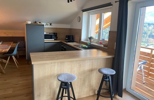 Groebming Appartement | Apartment 8 Penthouse, shower, WC, 2 bedrooms - Pinta Kombilo Apartments