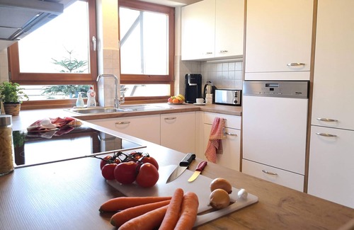 Uehlingen-Birkendorf Appartement | Appartement "Alter Farbhof" avec terrasse privée, jardin partagé et Wi-Fi