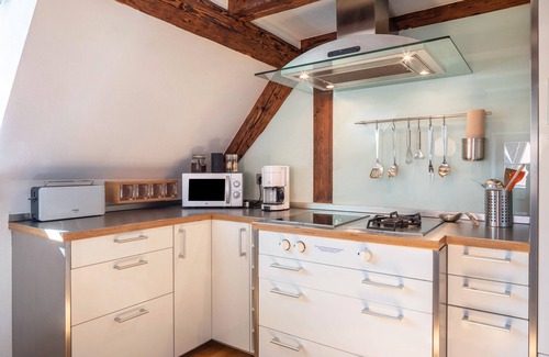 Staufen im Breisgau Appartement | Apartment 'Above the Roofs' with Mountain View, Balcony and Wi-Fi
