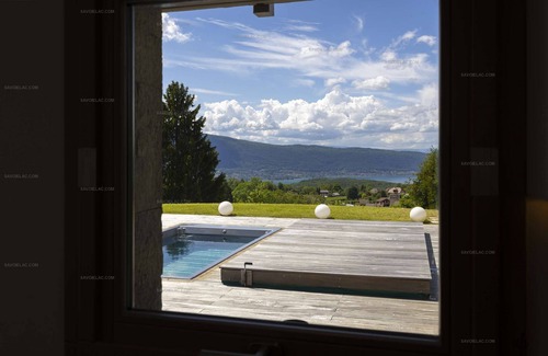 Rovagny Appartement | Apartment Adret 6 people Sunny Side Apartment with Pool, Lake and Mountain Views