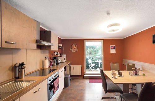 Laage Appartement | Appartement 'Ferienwohnung 'Alte Schmiede'' avec balcon et Wi-Fi