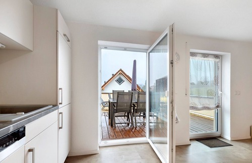Unterkirnach Appartement | Appartement 'Am Bach' avec terrasse privée, balcon et Wi-Fi