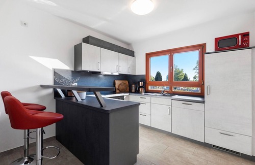 Oberuckersee Appartement | Apartment 'Am Gallowayhof' with private terrace, private garden and Wi-Fi