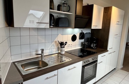 Damm Appartement | Appartement 'An Der Aschaffaue' avec terrasse privée, balcon et Wi-Fi
