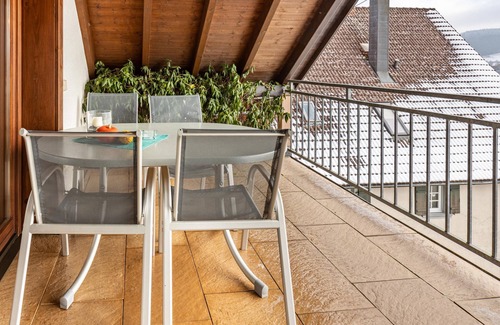 Ohningen Appartement | Appartement "Anca" avec vue sur le lac, balcon et Wi-Fi