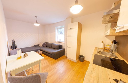 Lunz am See Appartement | Apartment Angermühle 50m2 mit Blick auf den Garten