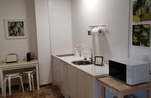 Santa Marina Appartement | Appartement 'Apartamento Planta Baja' avec terrasse partagée, Wi-Fi et climatisation