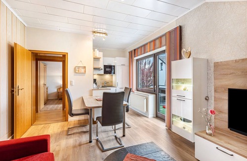 Ortsmitte Appartement | Appartement 'Appartment 6' avec vue sur les montagnes, balcon et Wi-Fi