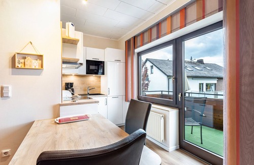 Ortsmitte Appartement | Appartement 'Appartment 6' avec vue sur les montagnes, balcon et Wi-Fi