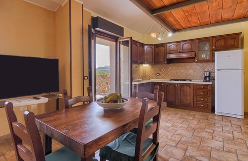Gonnesa Appartement | Appartement "Appartamento Panorama" avec climatisation, Jardin et Terrasse