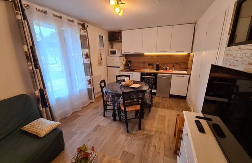 Bielle Appartement | Apartment 'Appartement 2 Chambres Valle Ossau' with Mountain View, Shared Pool and Wi-Fi