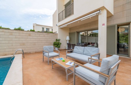 Puig de Ros Villa | Appartement 'Astur - Moderno Chalet Con Piscina' avec piscine privée et climatisation