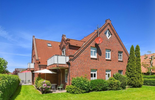 Neuharlingersiel Appartement | Appartement en haut au centre - Haus Addenhausen