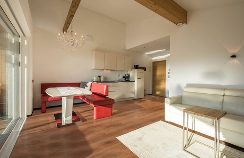 Tesimo Appartement | Appartement "Berg und Tal - Schlosserhaus 31" avec balcon et vue sur les montagnes