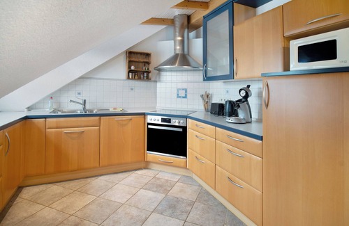 Hoyren Appartement | Appartement 'Ferienhof Schöngarten' avec vue sur le lac, balcon et Wi-Fi