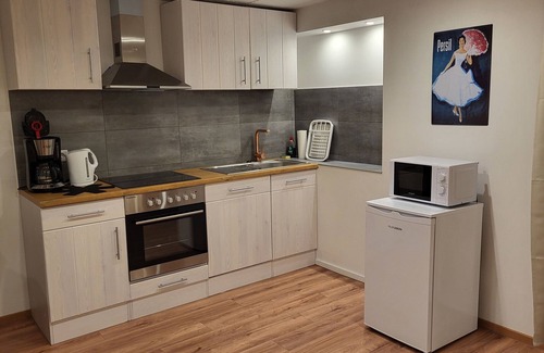 Fuldatal Appartement | Appartement 'Burgstraße' avec terrasse privée, jardin privé et Wi-Fi