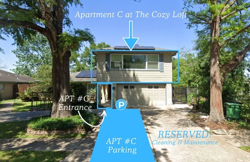 Clear Lake City Appartement | Apartment C at The Cozy Loft