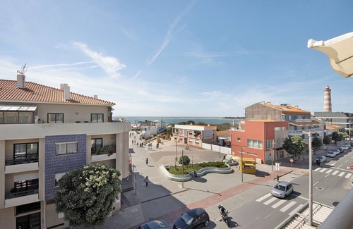Barra Appartement | Appartement 'Cantinho Da Praia Da Barra' avec vue sur la mer, piscine partagée et Wi-Fi